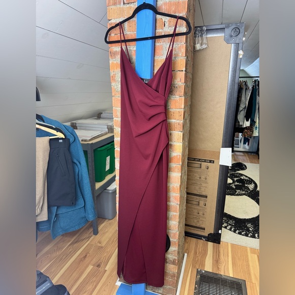 Lulus Sweetest Admirer Ruched Surplice Dress - Picture 2 of 5